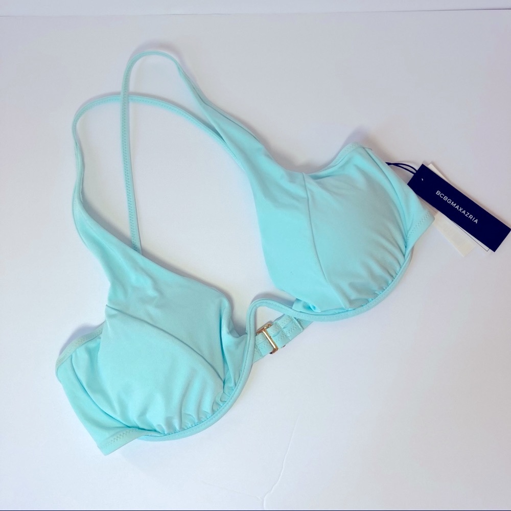BCBG MAXAZRIA  Crossbody Underwire Bikini Top - Picture 2 of 6